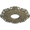 Ekena Millwork Orrington Ceiling Medallion (Canopies up to 6 1/4"), 22"OD x 6 1/4"ID x 1 3/4"P, Witch Hazel Crackle CM22ORWHC - alternate 3